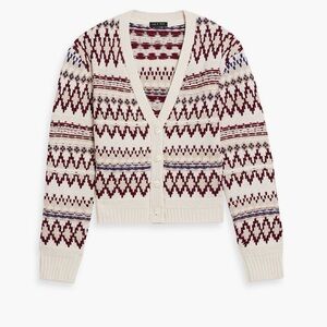 COPY - RAG & BONE Willow Fair Isle wool cardigan NWOT XS
